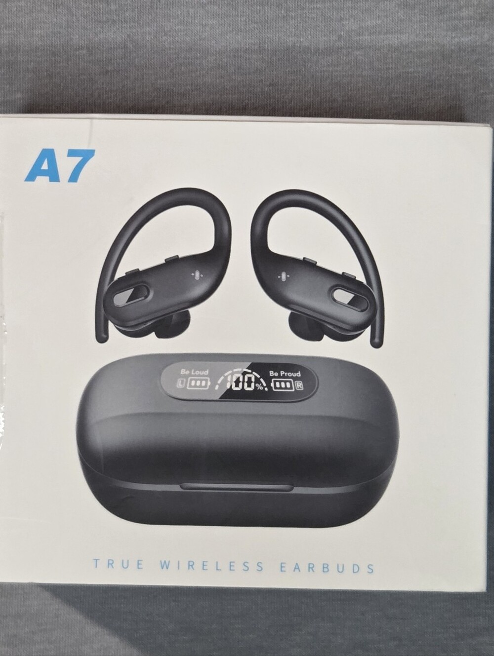 A7 True Wireless Sport Earbuds in Black